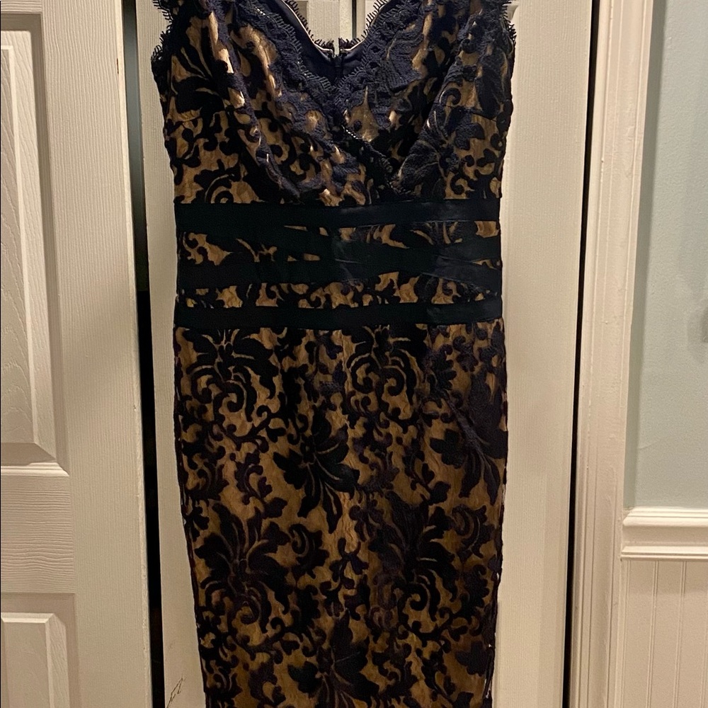 Tadashi lace cocktail dress